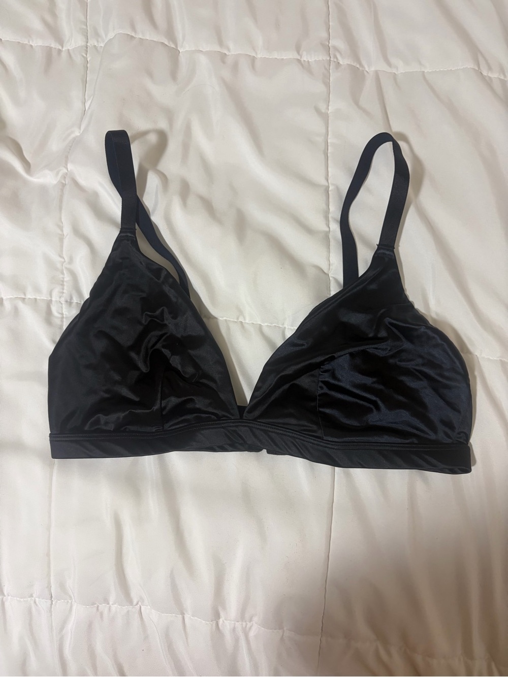 Auden Black Wireless Triangle Bralette